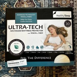 NIB Ultra-Tech Advanced Mattress Cover - Split Cal-King
